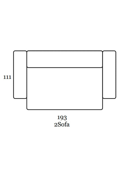 Baya Sofa | "2-Sitzer Sofa"