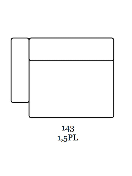 Baya Sofa | "1,5-Sitzer Element mit 1 Armlehne links"