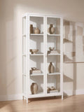 Brisbane Vitrine weiß, 80 x 35 x 175 cm Vitrine Living Nordic