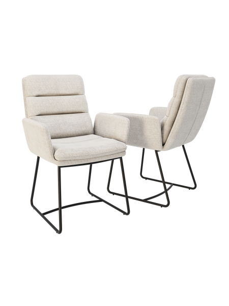 2er-Set Stuhl | 2er-Set Stuhl Copenhague | HC055 - Off-white von Akante online kaufen bei LIVINGforme.