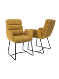 2er-Set Stuhl | 2er-Set Stuhl Copenhague | HC055 - Ockergelb von Akante online kaufen bei LIVINGforme.