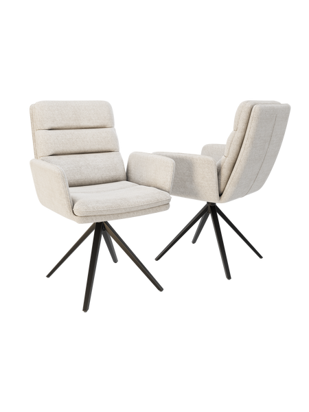2er-Set Stuhl | 2er-Set Stuhl Helsinki | CH057 - Off-white von Akante online kaufen bei LIVINGforme.