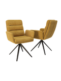 2er-Set Stuhl | 2er-Set Stuhl Helsinki | CH057 - Ockergelb von Akante online kaufen bei LIVINGforme.