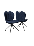 2er-Set Stuhl | 2er-Set Stuhl New York | CH082 - Dunkelblau von Akante online kaufen bei LIVINGforme.