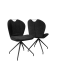 2er-Set Stuhl | 2er-Set Stuhl New York | CH082 - Anthrazit von Akante online kaufen bei LIVINGforme.