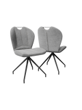 2er-Set Stuhl | 2er-Set Stuhl New York | CH082 - Hellgrau von Akante online kaufen bei LIVINGforme.