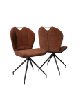 2er-Set Stuhl | 2er-Set Stuhl New York | CH082 - Terracotta von Akante online kaufen bei LIVINGforme.