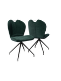 2er-Set Stuhl | 2er-Set Stuhl New York | CH082 - Tannengrün von Akante online kaufen bei LIVINGforme.