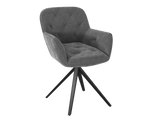 2er-Set Stuhl | 2er-Set Stuhl Charleston | CH097 - Velours Grau von Akante online kaufen bei LIVINGforme.