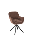 2er-Set Stuhl | 2er-Set Stuhl Charleston | CH097 - Velours Braun von Akante online kaufen bei LIVINGforme.