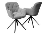 2er-Set Stuhl | 2er-Set Stuhl Charleston | CH098 - Hellgrau von Akante online kaufen bei LIVINGforme.