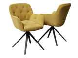2er-Set Stuhl | 2er-Set Stuhl Charleston | CH098 - Ockergelb von Akante online kaufen bei LIVINGforme.