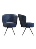 2er-Set Stuhl | 2er-Set Stuhl Prague - Dunkelblau von Akante online kaufen bei LIVINGforme.