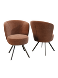 2er-Set Stuhl | 2er-Set Stuhl Prague - Terracotta von Akante online kaufen bei LIVINGforme.
