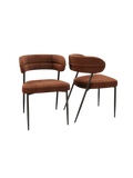 2er-Set Stuhl | 2er-Set Stuhl Londres | CH142 - Terracotta von Akante online kaufen bei LIVINGforme.