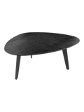 Couchtisch Galet 92 x 76 x 33 cm, Platte Titan, Schrägansicht