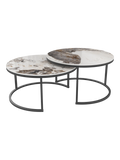 Couchtisch Dolce Vita, Platte Marmoroptik Calcatta, als Set mit einem zweiten Dolce-Vita-Tisch