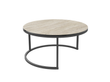 Couchtische | Couchtisch Dolce Vita - Stahl schwarz von Akante online kaufen bei LIVINGforme.