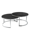 Couchtisch Dolce Vita, Platte Titan, als Set mit einem zweiten Dolce-Vita-Tisch
