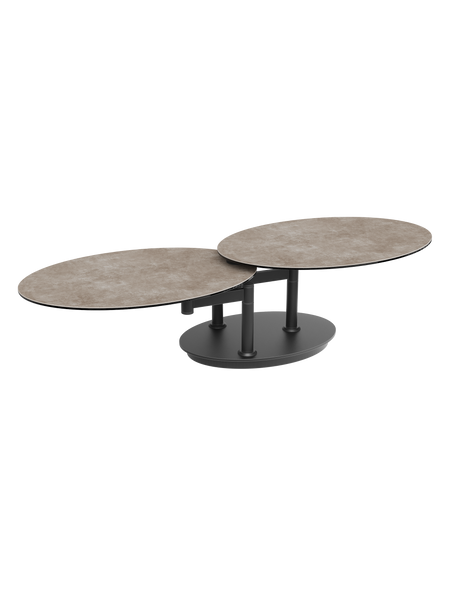 Couchtische | Couchtisch Alba Roulette | CT459 - Zement Grau von Akante online kaufen bei LIVINGforme.