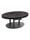 Couchtisch Alba Roulette, Platte Rostbraun, Platten übereinander