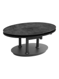 Couchtisch Alba Roulette, Platte Titan, Platten übereinander