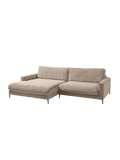Sofa | Uptown 2.0 – Ecksofa Longchair long groß mit Armlehne links – 1,5-Sitzer mit Armlehne rechts - von Candy Polstermöbel online kaufen bei LIVINGforme.