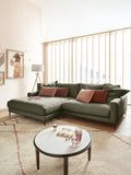 Sofa | Uptown 2.0 – Ecksofa Longchair long groß mit Armlehne links – 1,5-Sitzer mit Armlehne rechts - von Candy Polstermöbel online kaufen bei LIVINGforme.