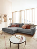 Sofa | Uptown 2.0 – Ecksofa Longchair long groß mit Armlehne links – 1,5-Sitzer mit Armlehne rechts - von Candy Polstermöbel online kaufen bei LIVINGforme.