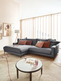 Sofa | Uptown 2.0 – Ecksofa Longchair long groß mit Armlehne links – 1,5-Sitzer mit Armlehne rechts - von Candy Polstermöbel online kaufen bei LIVINGforme.
