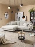 Sofa | Uptown 2.0 – Ecksofa Longchair long groß mit Armlehne links – 1,5-Sitzer mit Armlehne rechts - von Candy Polstermöbel online kaufen bei LIVINGforme.