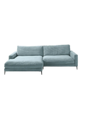 Uptown 2.0 – Ecksofa Longchair long groß mit Armlehne links – 1,5-Sitzer mit Armlehne rechts