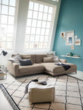 Uptown 2.0 – Ecksofa 1,5-Sitzer mit Armlehne links – Longchair long groß mit Armlehne rechts