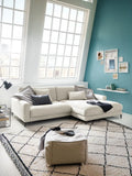 Uptown 2.0 – Ecksofa 1,5-Sitzer mit Armlehne links – Longchair long groß mit Armlehne rechts