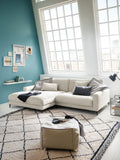 Uptown 2.0 – Ecksofa Longchair long groß mit Armlehne links – 1,5-Sitzer mit Armlehne rechts