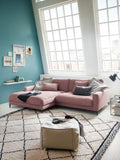 Uptown 2.0 – Ecksofa Longchair long groß mit Armlehne links – 1,5-Sitzer mit Armlehne rechts