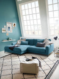 Uptown 2.0 – Ecksofa Longchair long groß mit Armlehne links – 1,5-Sitzer mit Armlehne rechts