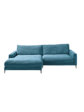Uptown 2.0 – Ecksofa Longchair long groß mit Armlehne links – 1,5-Sitzer mit Armlehne rechts