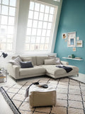 Uptown 2.0 – Ecksofa 1,5-Sitzer mit Armlehne links – Longchair long groß mit Armlehne rechts