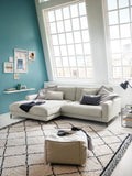 Uptown 2.0 – Ecksofa Longchair long groß mit Armlehne links – 1,5-Sitzer mit Armlehne rechts