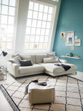 Uptown 2.0 – Ecksofa 1,5-Sitzer mit Armlehne links – Longchair long groß mit Armlehne rechts