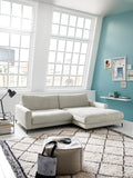 Uptown 2.0 – Ecksofa 1,5-Sitzer mit Armlehne links – Longchair long groß mit Armlehne rechts