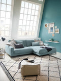 Uptown 2.0 – Ecksofa 1,5-Sitzer mit Armlehne links – Longchair long groß mit Armlehne rechts
