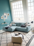 Uptown 2.0 – Ecksofa Longchair long groß mit Armlehne links – 1,5-Sitzer mit Armlehne rechts
