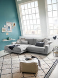 Uptown 2.0 – Ecksofa Longchair long groß mit Armlehne links – 1,5-Sitzer mit Armlehne rechts
