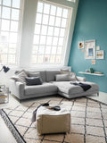 Uptown 2.0 – Ecksofa 1,5-Sitzer mit Armlehne links – Longchair long groß mit Armlehne rechts