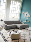 Uptown 2.0 – Ecksofa 1,5-Sitzer mit Armlehne links – Longchair long groß mit Armlehne rechts