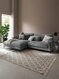 Uptown 2.0 – Ecksofa Longchair long groß mit Armlehne links – 1,5-Sitzer mit Armlehne rechts
