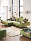 Uptown 2.0 – Ecksofa Longchair long groß mit Armlehne links – 1,5-Sitzer mit Armlehne rechts