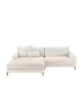 Uptown 2.0 – Ecksofa Longchair long groß mit Armlehne links – 1,5-Sitzer mit Armlehne rechts